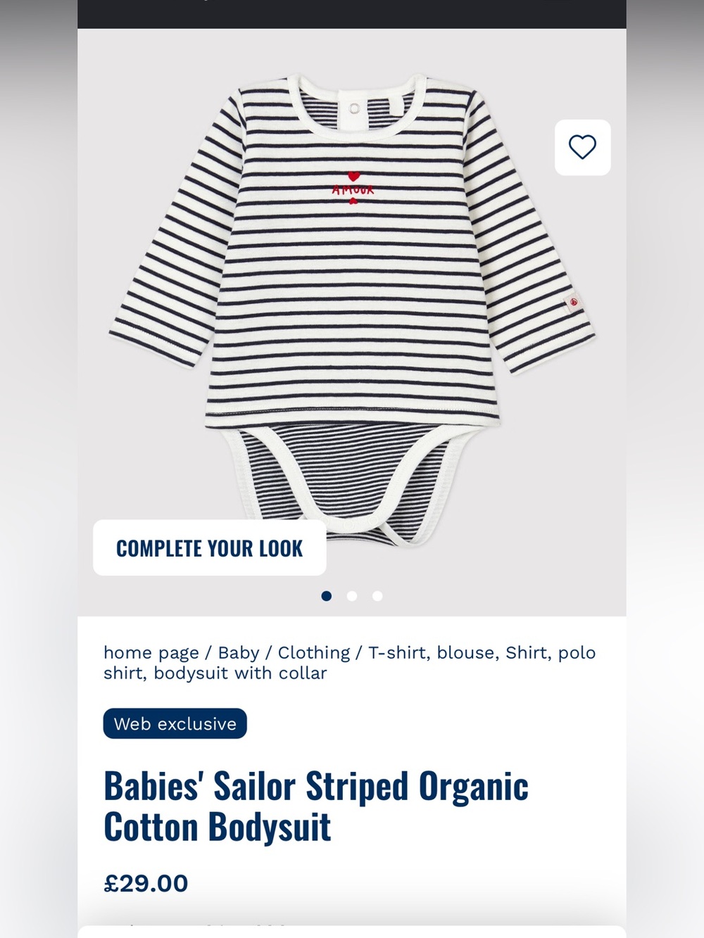 Petit Bateau baby bundle